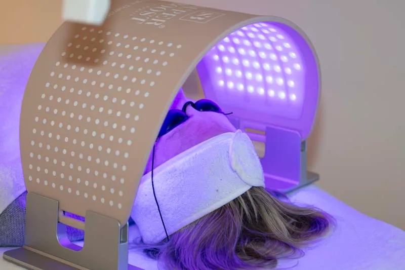 LED lichttherapie met blauw licht