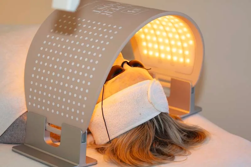 LED lichttherapie met geel licht