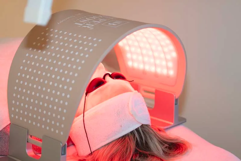 LED lichttherapie met rood licht